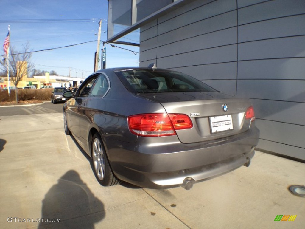 2009 3 Series 335xi Coupe - Space Grey Metallic / Black photo #6