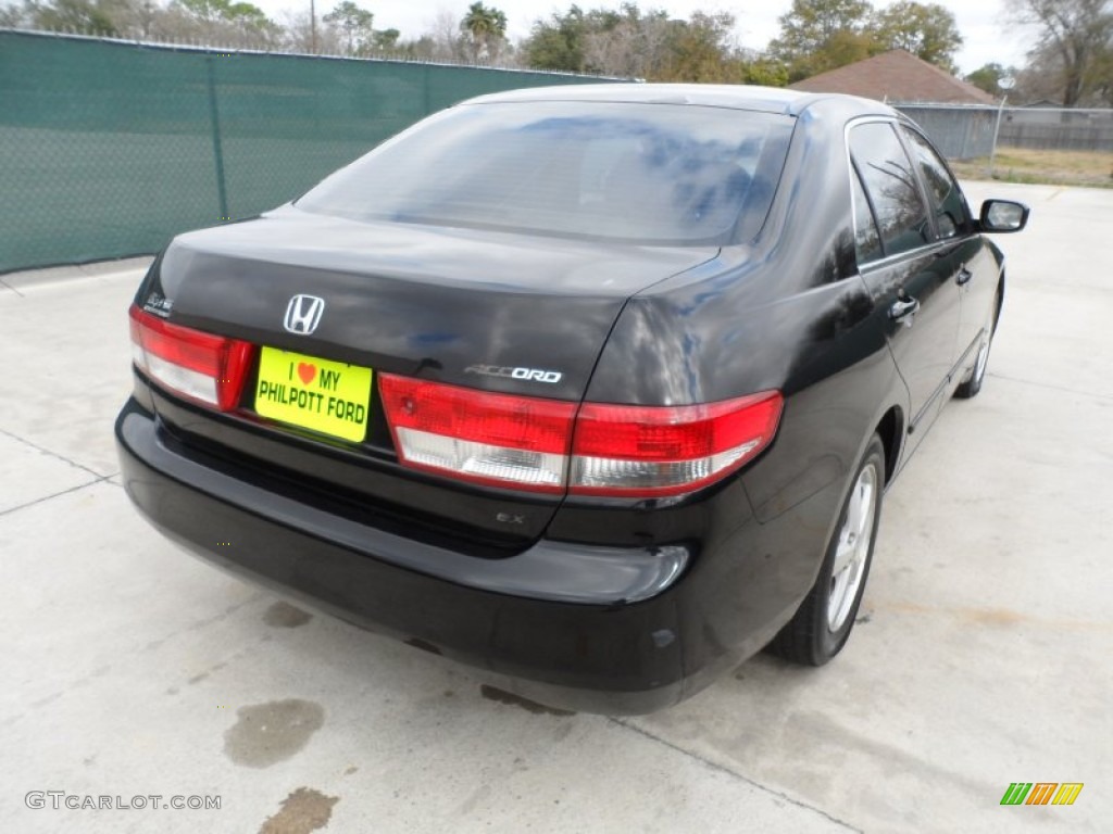2003 Accord EX-L Sedan - Nighthawk Black Pearl / Ivory photo #3