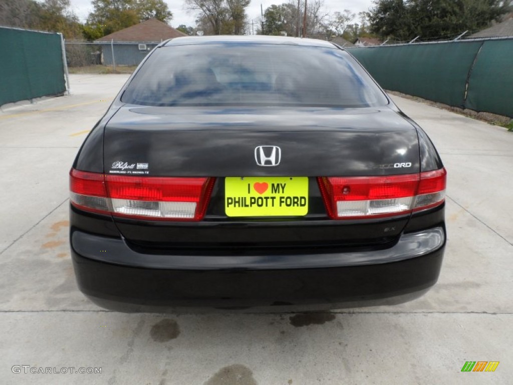 2003 Accord EX-L Sedan - Nighthawk Black Pearl / Ivory photo #4