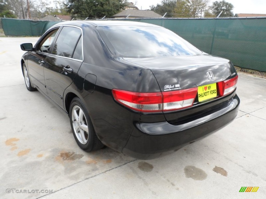 2003 Accord EX-L Sedan - Nighthawk Black Pearl / Ivory photo #5