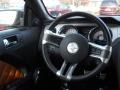 Saddle 2011 Ford Mustang V6 Premium Convertible Steering Wheel