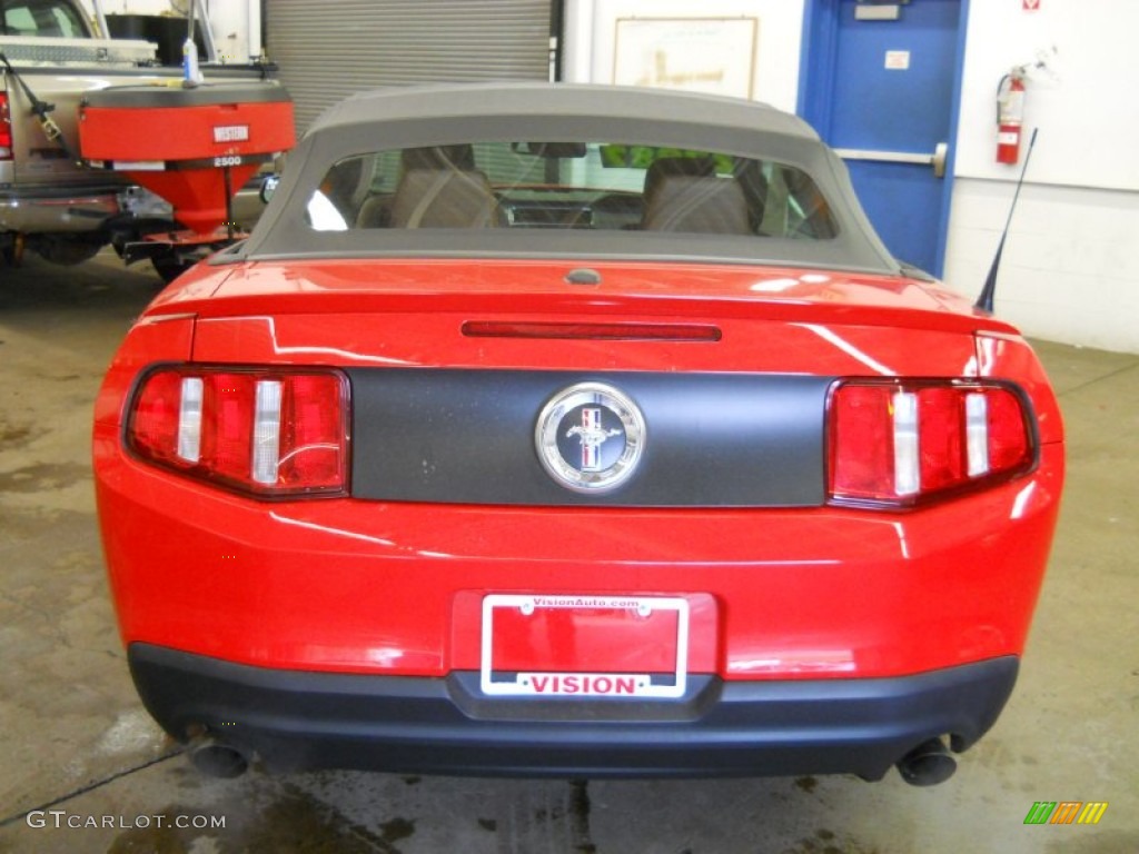 2011 Mustang V6 Premium Convertible - Race Red / Saddle photo #19