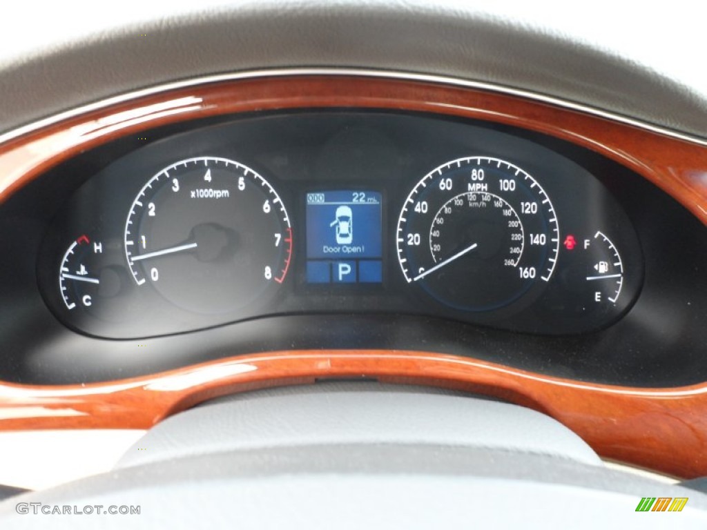 2012 Hyundai Genesis 3.8 Sedan Gauges Photo #59713185