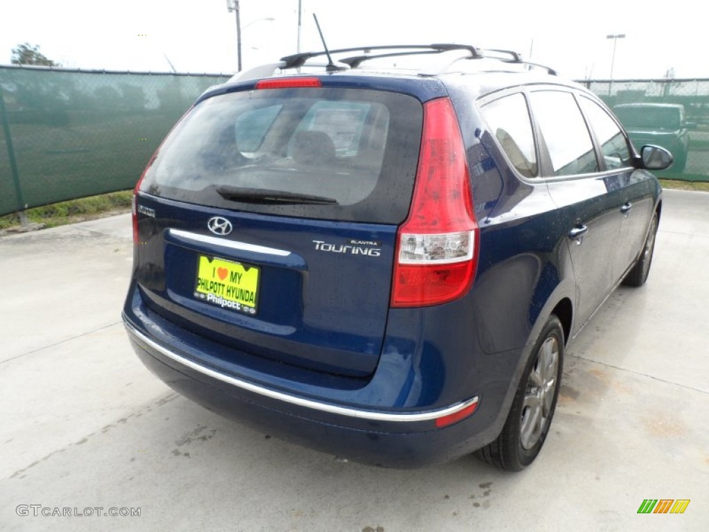 2012 Elantra GLS Touring - Atlantic Blue / Beige photo #3