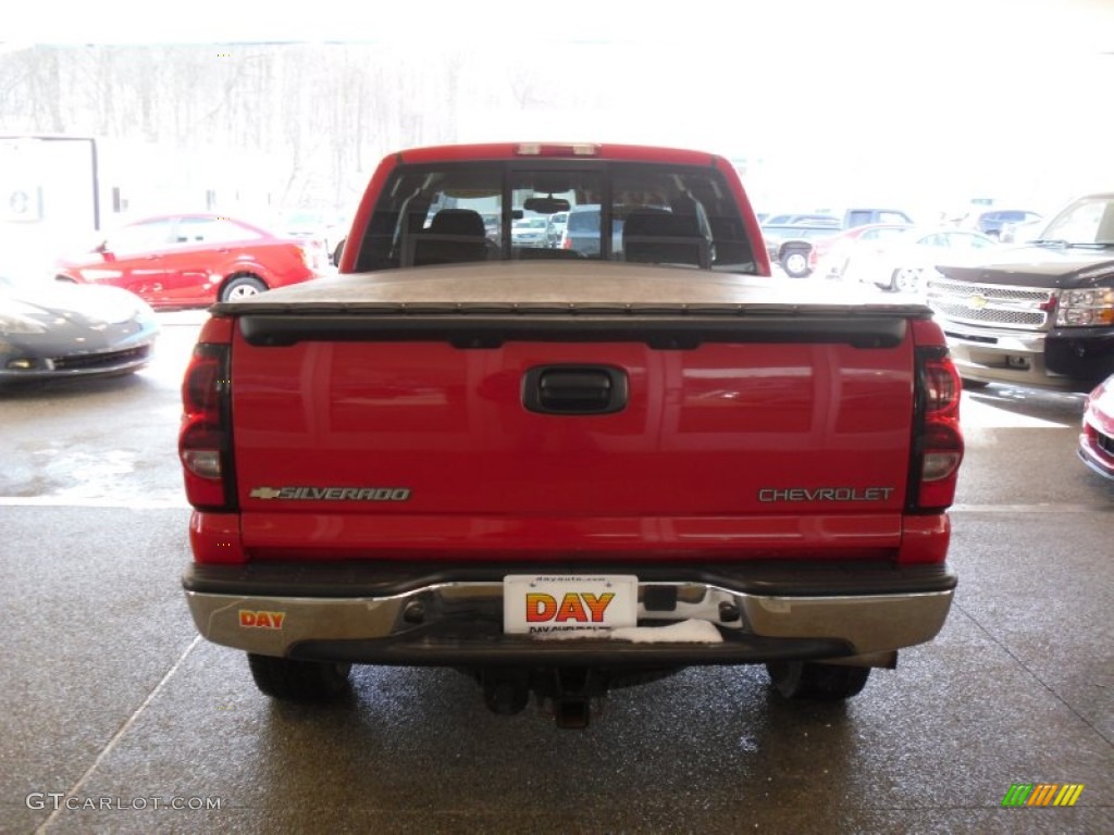 2005 Silverado 1500 Z71 Extended Cab 4x4 - Victory Red / Dark Charcoal photo #5