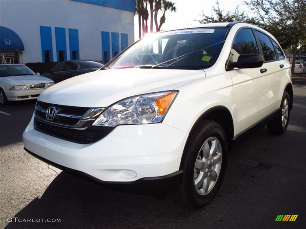 2011 CR-V SE - Taffeta White / Gray photo #7