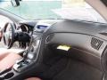 Brown Leather 2012 Hyundai Genesis Coupe 3.8 Grand Touring Dashboard