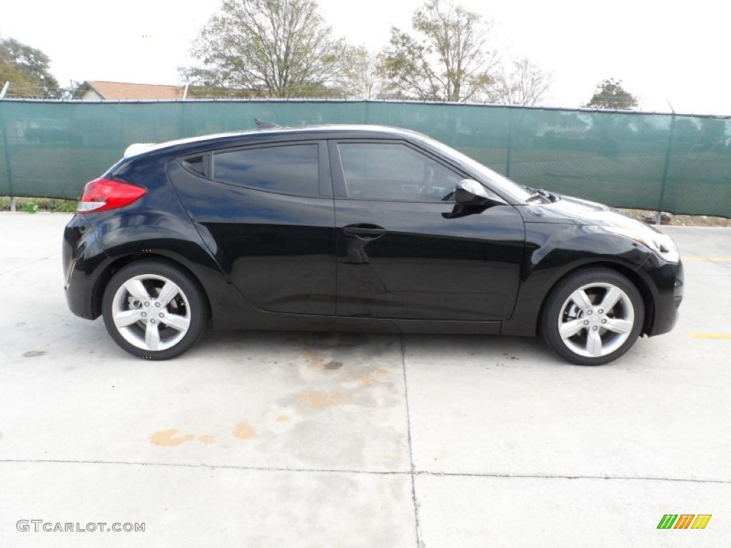 Ultra Black 2012 Hyundai Veloster Standard Veloster Model Exterior Photo #59715357