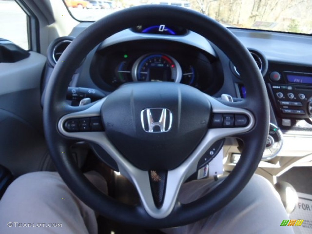 2011 Honda Insight Hybrid EX Gray Steering Wheel Photo #59715822