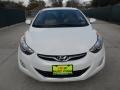 2012 Shimmering White Hyundai Elantra GLS  photo #8