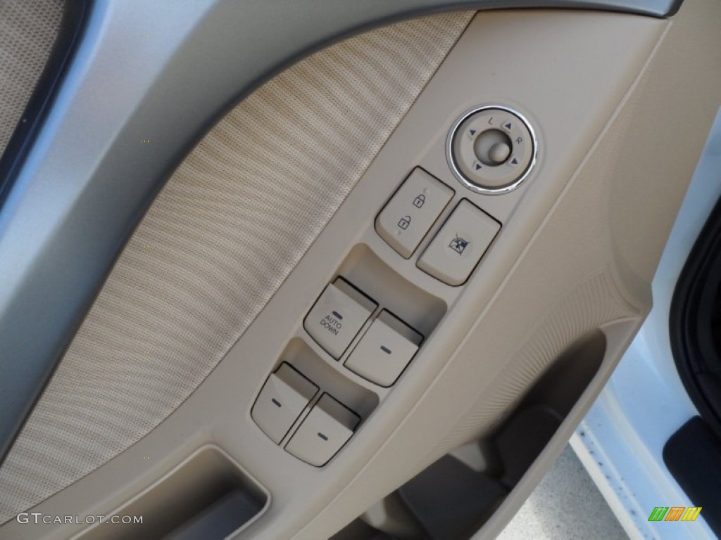 2012 Elantra GLS - Shimmering White / Beige photo #23