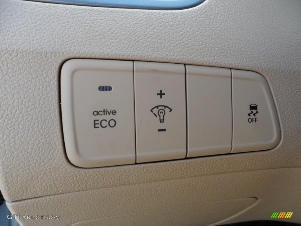 2012 Elantra GLS - Shimmering White / Beige photo #33
