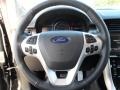 Charcoal Black/Silver Smoke Metallic Steering Wheel Photo for 2012 Ford Edge #59717082