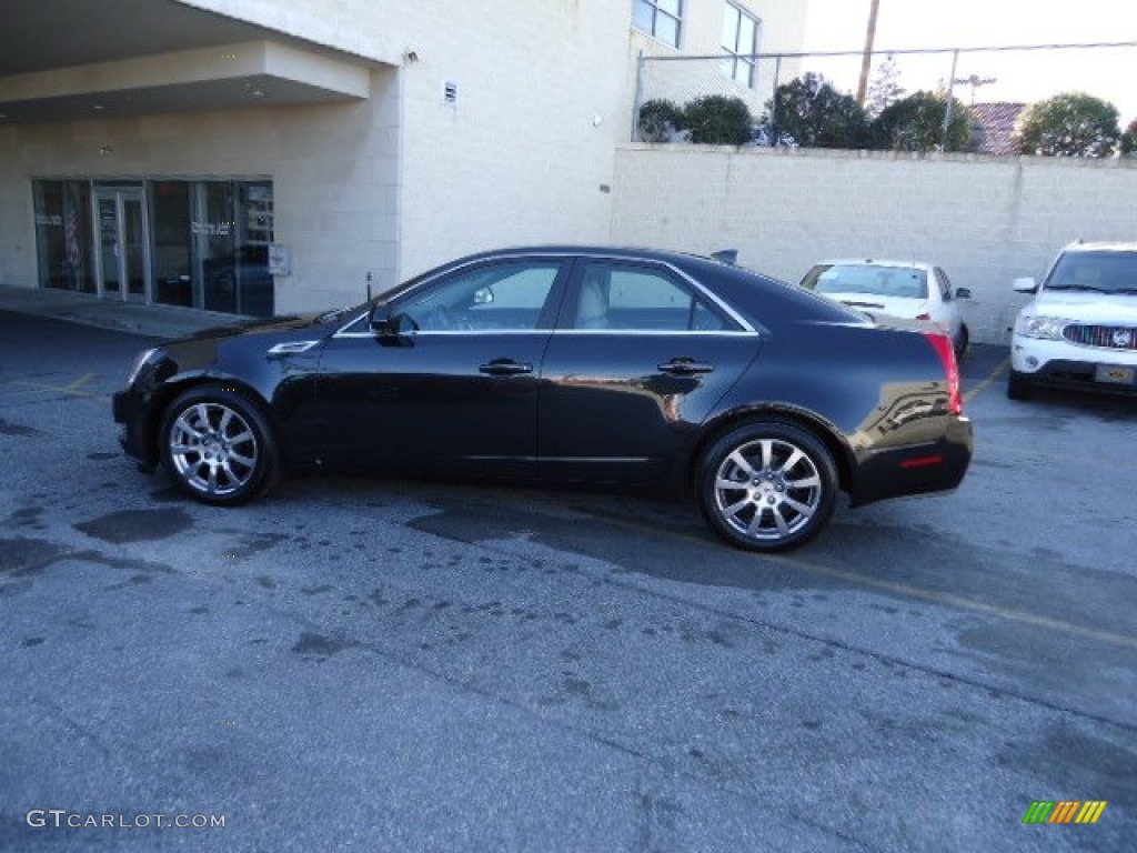 2009 CTS 4 AWD Sedan - Black Ice / Light Titanium/Ebony photo #9