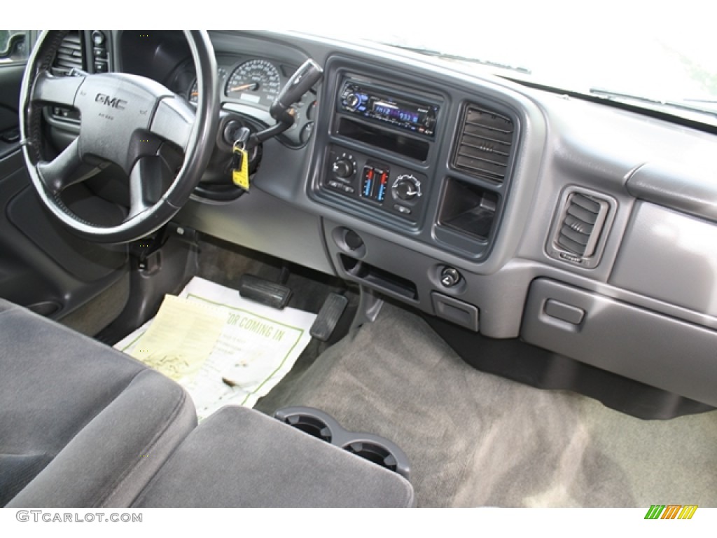 2005 Sierra 1500 SLE Extended Cab 4x4 - Summit White / Dark Pewter photo #14