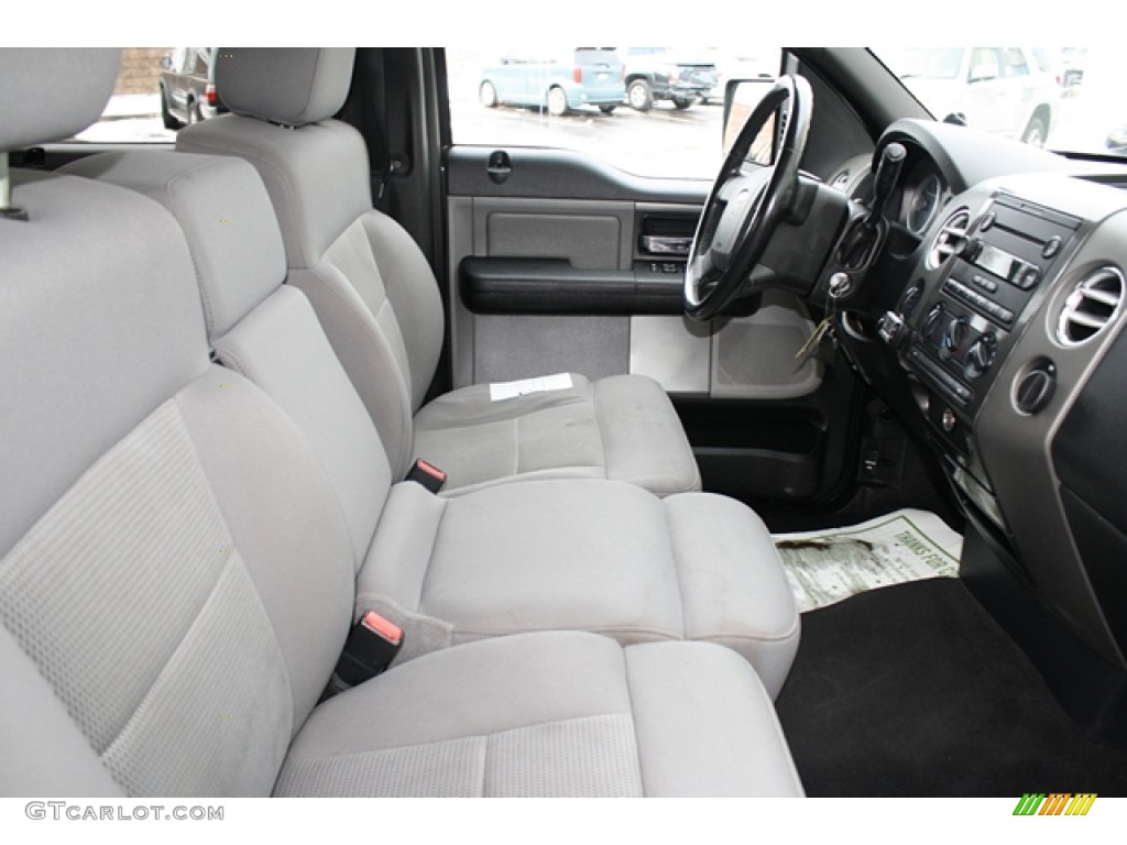 2004 F150 FX4 SuperCab 4x4 - Dark Shadow Grey Metallic / Black/Medium Flint photo #10