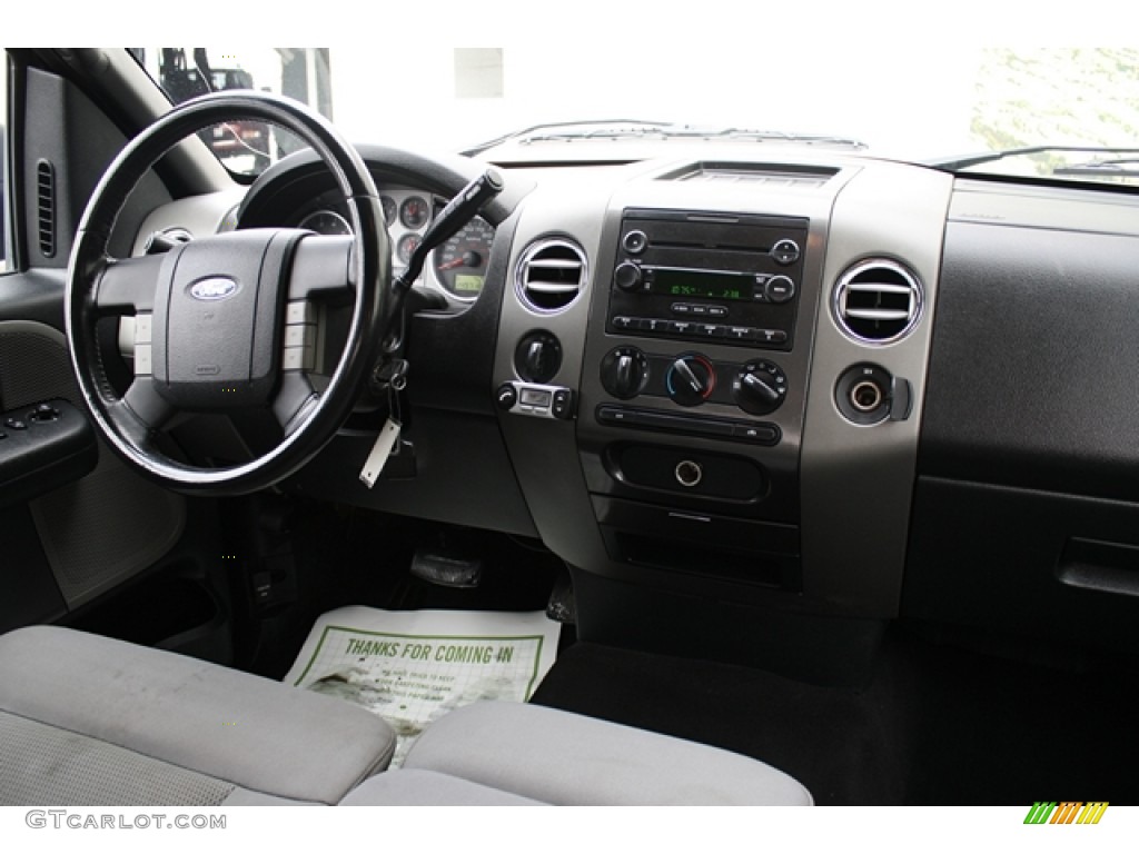 2004 F150 FX4 SuperCab 4x4 - Dark Shadow Grey Metallic / Black/Medium Flint photo #13
