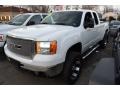 Summit White 2008 GMC Sierra 2500HD SLT Extended Cab 4x4