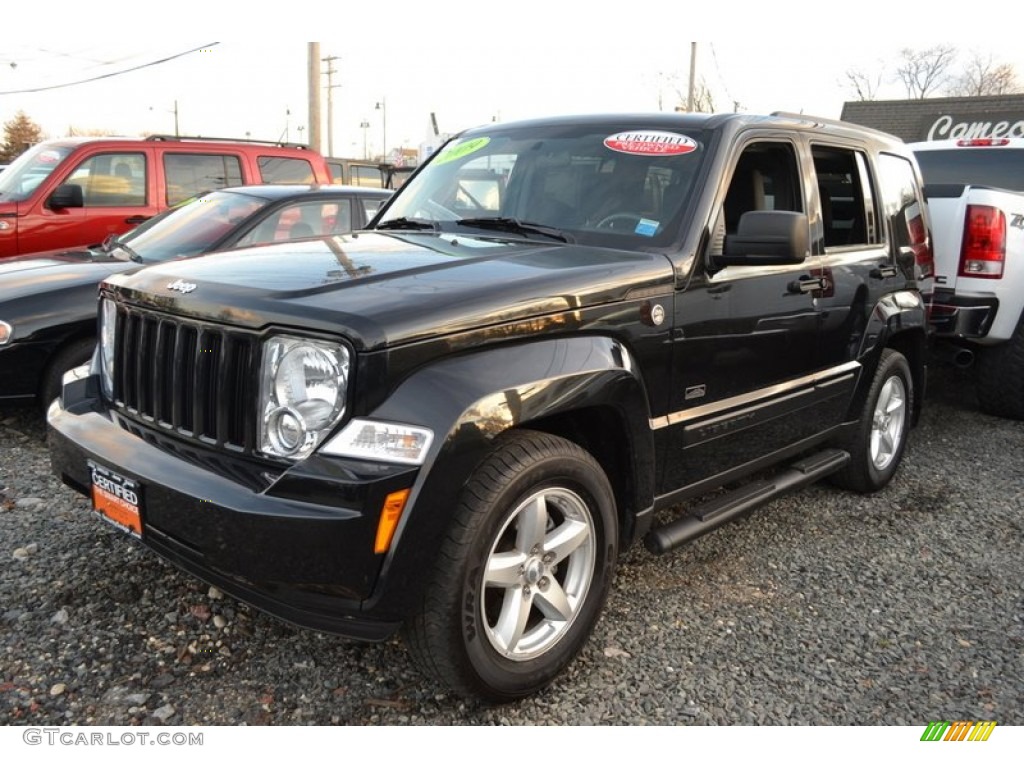 2009 Liberty Rocky Mountain Edition 4x4 - Brilliant Black Crystal Pearl / Dark Slate Gray photo #1