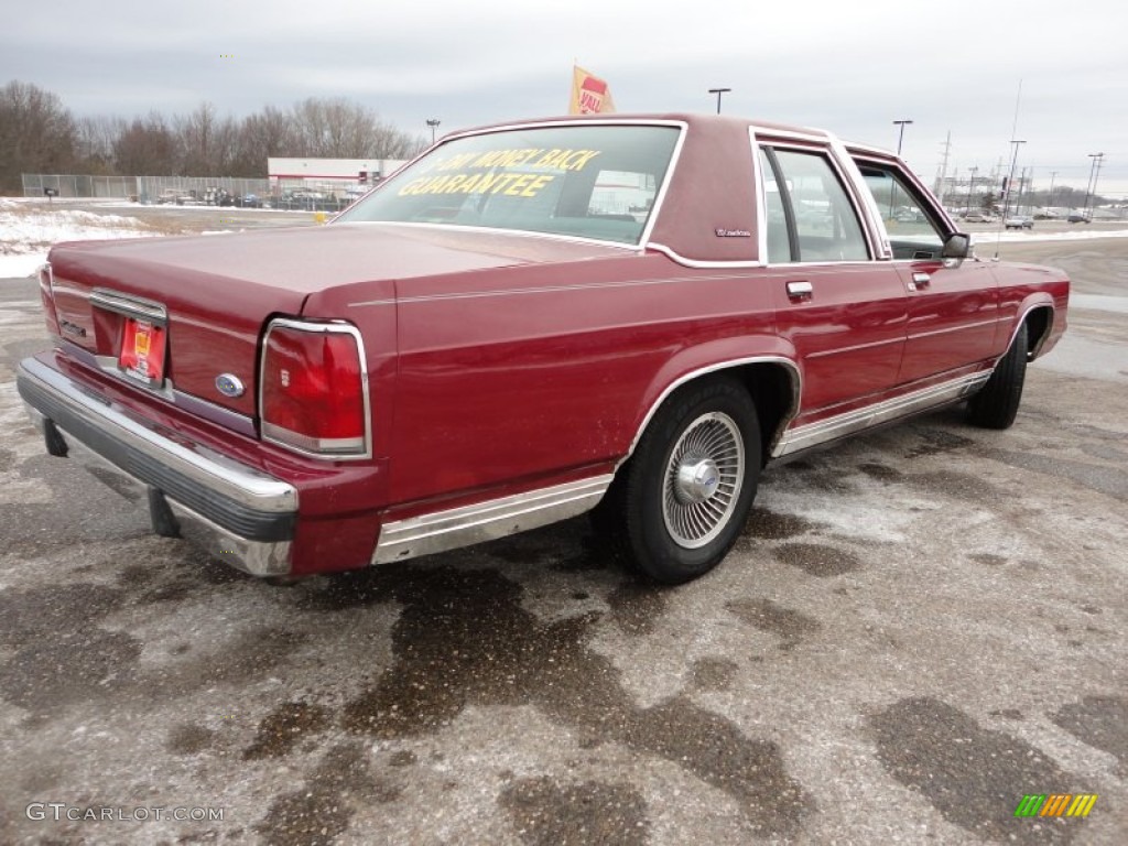 Wild Strawberry Metallic 1990 Ford LTD Crown Victoria LX Exterior Photo #59720145