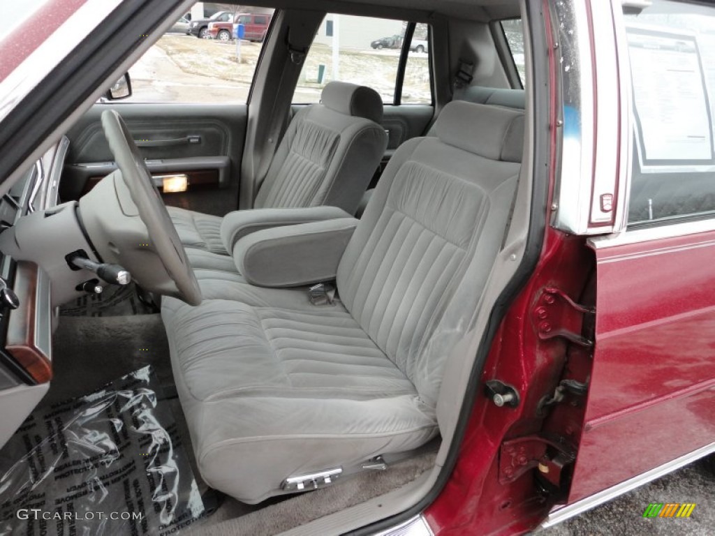 Grey Interior 1990 Ford LTD Crown Victoria LX Photo #59720172