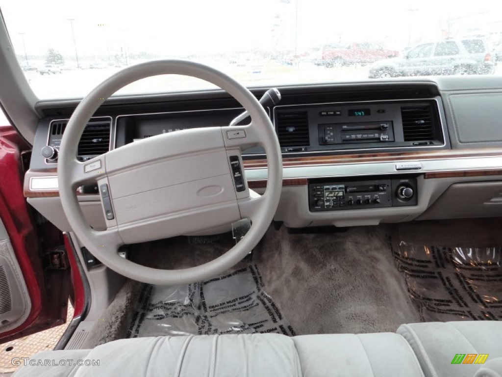 1990 Ford LTD Crown Victoria LX Grey Dashboard Photo #59720193