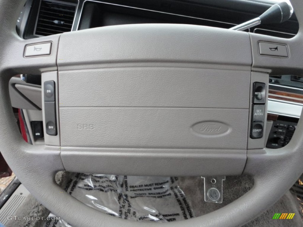 1990 Ford LTD Crown Victoria LX Grey Steering Wheel Photo #59720343