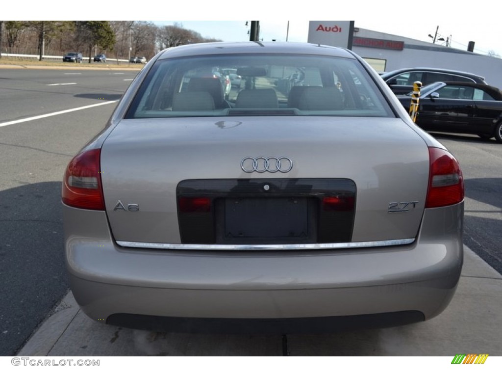 2001 A6 2.7T quattro Sedan - Melange Metallic / Melange photo #4