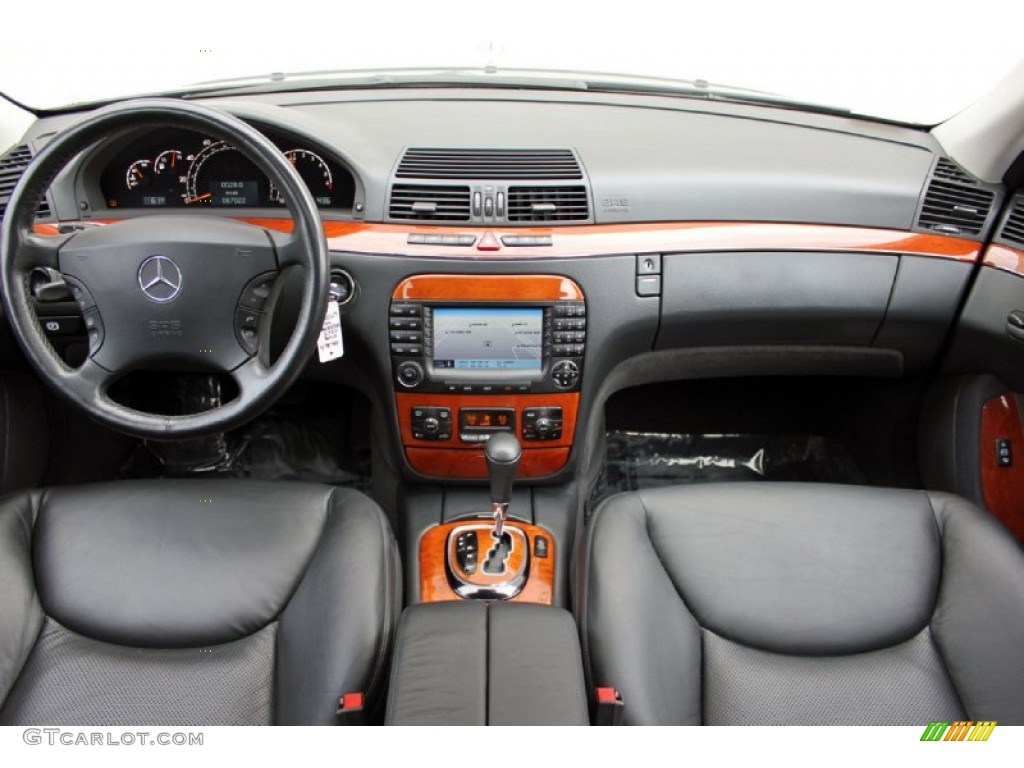 2006 Mercedes-Benz S 350 Sedan Charcoal Dashboard Photo #59721558