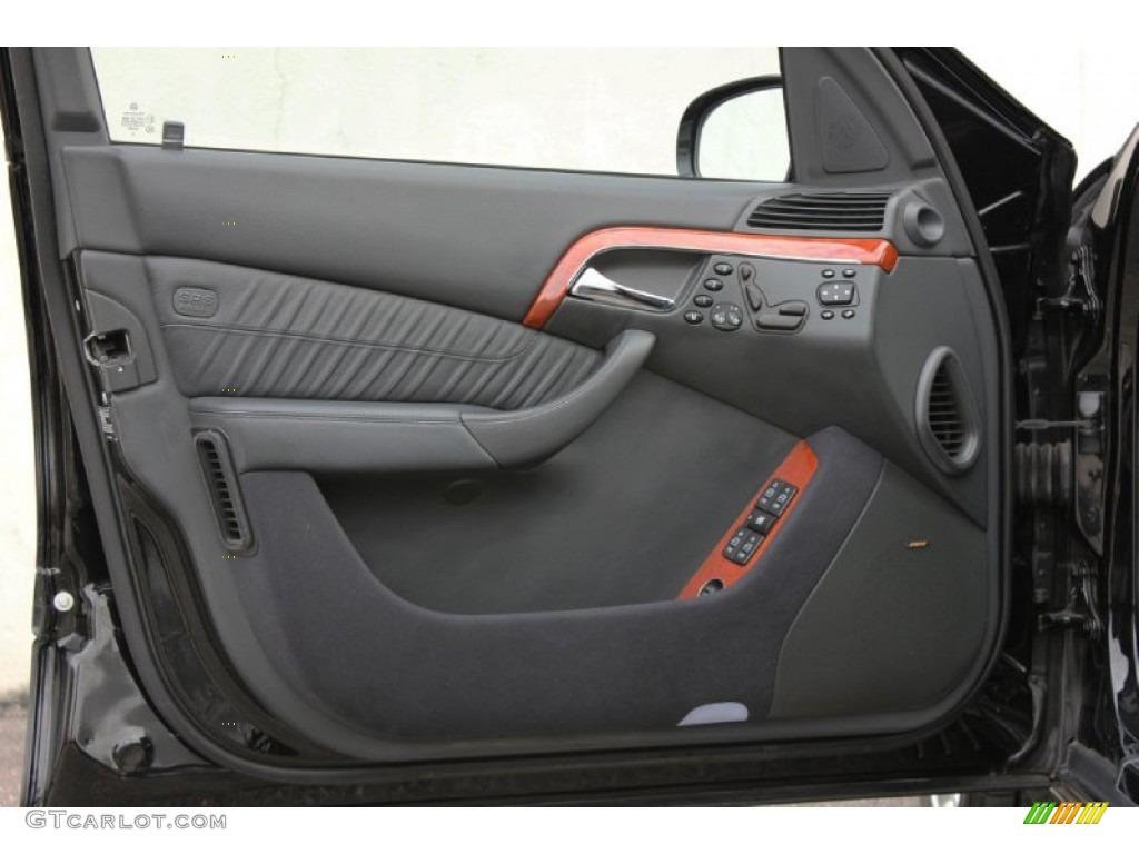 2006 Mercedes-Benz S 350 Sedan Charcoal Door Panel Photo #59721696