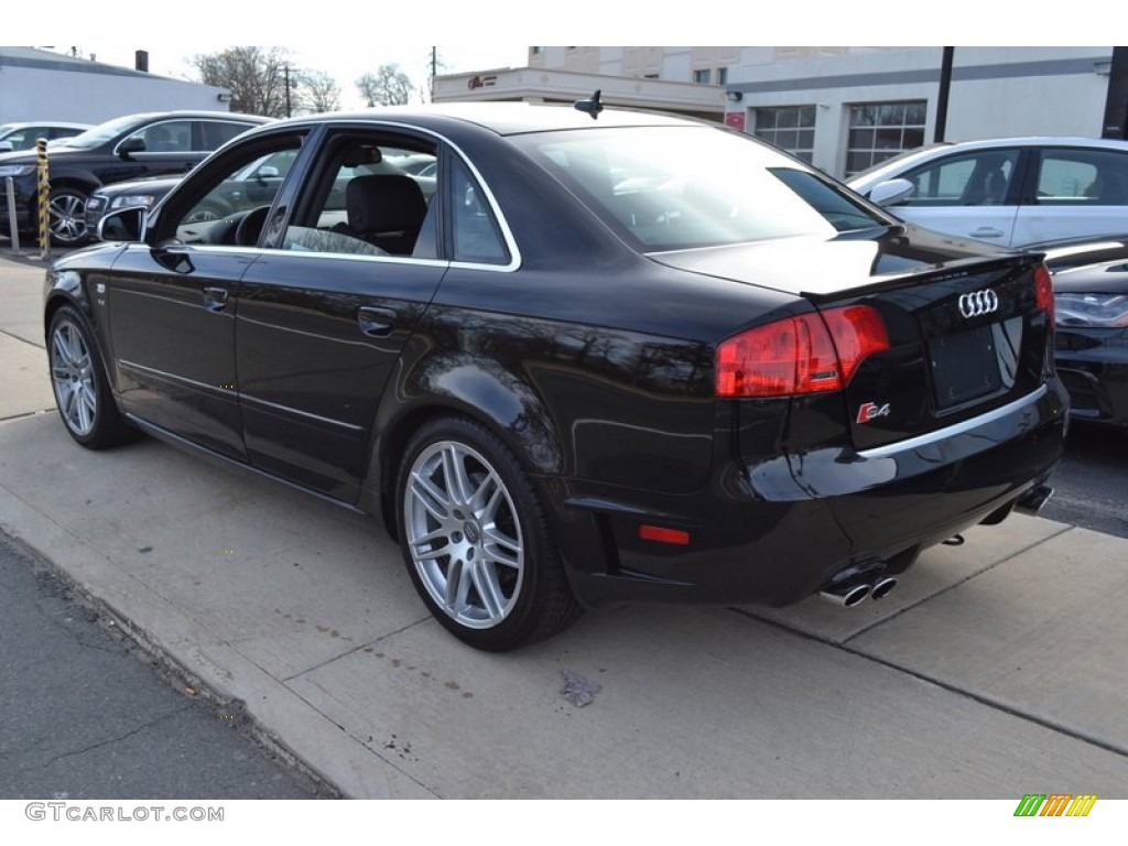 Brilliant Black 2008 Audi S4 4.2 quattro Sedan Exterior Photo #59721699