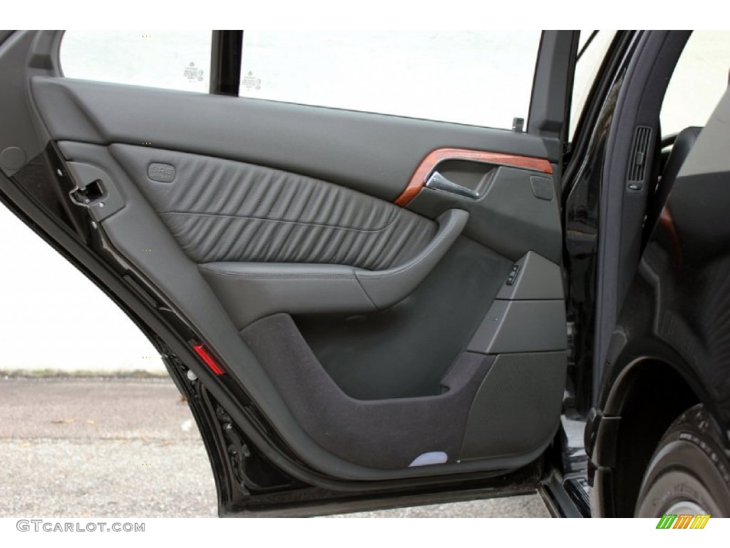 2006 Mercedes-Benz S 350 Sedan Charcoal Door Panel Photo #59721702