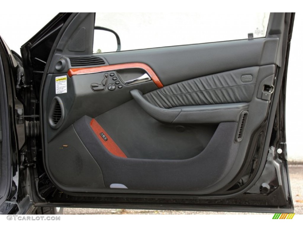 2006 Mercedes-Benz S 350 Sedan Charcoal Door Panel Photo #59721717