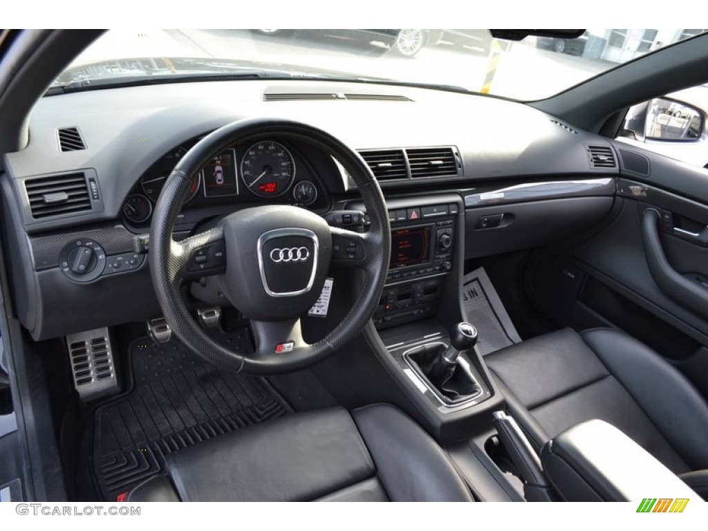 2008 Audi S4 4.2 quattro Sedan Black/Black Dashboard Photo #59721765