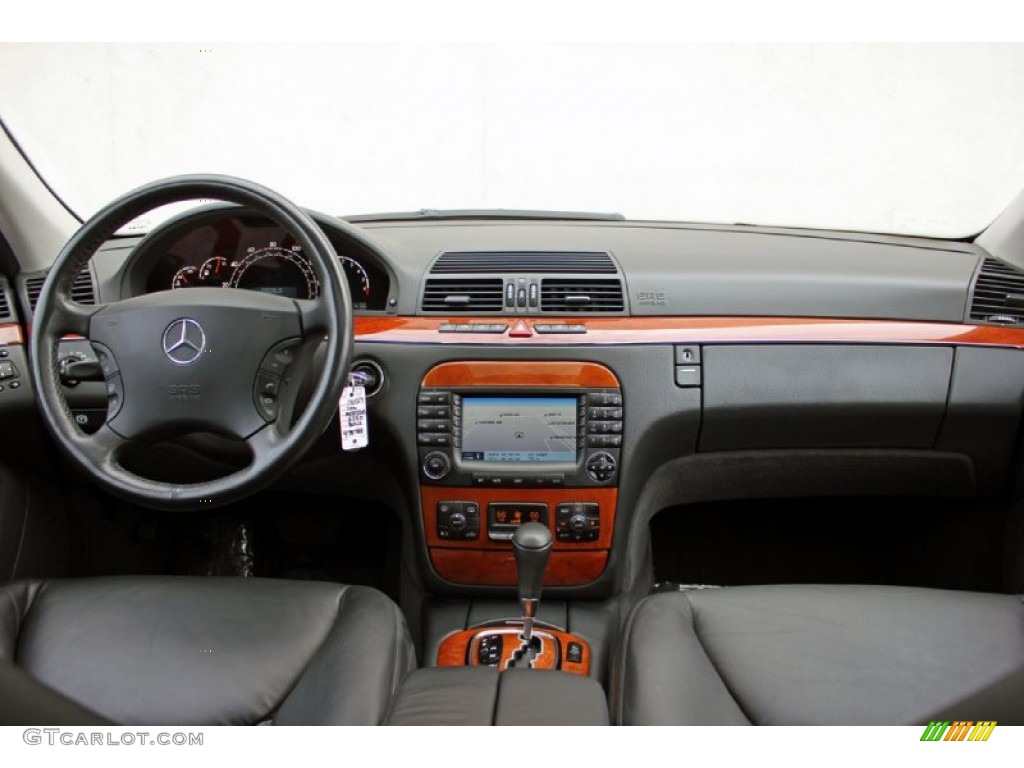 2006 Mercedes-Benz S 350 Sedan Charcoal Dashboard Photo #59721771