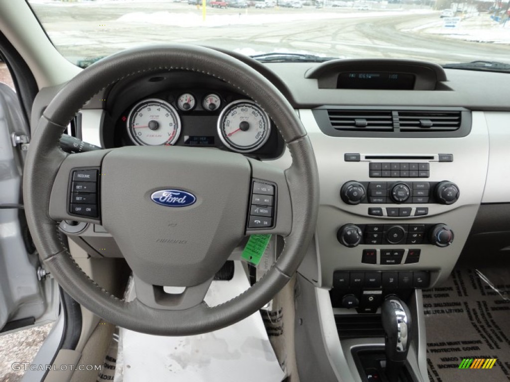 2008 Ford Focus SES Coupe Medium Stone Dashboard Photo #59721795
