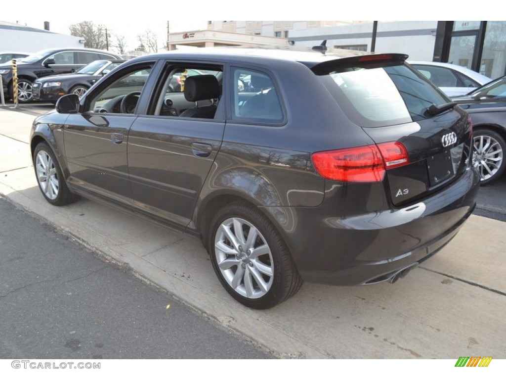 2009 A3 2.0T quattro - Lava Grey Pearl Effect / Black photo #3