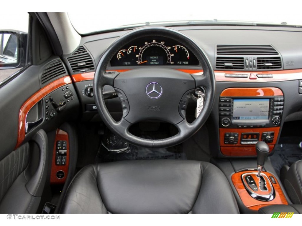 2006 Mercedes-Benz S 350 Sedan Charcoal Dashboard Photo #59721891