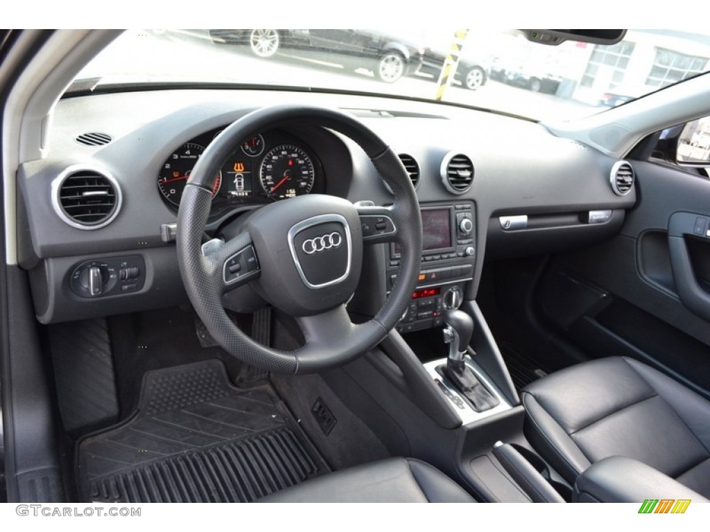 2009 Audi A3 2.0T quattro Black Dashboard Photo #59721894