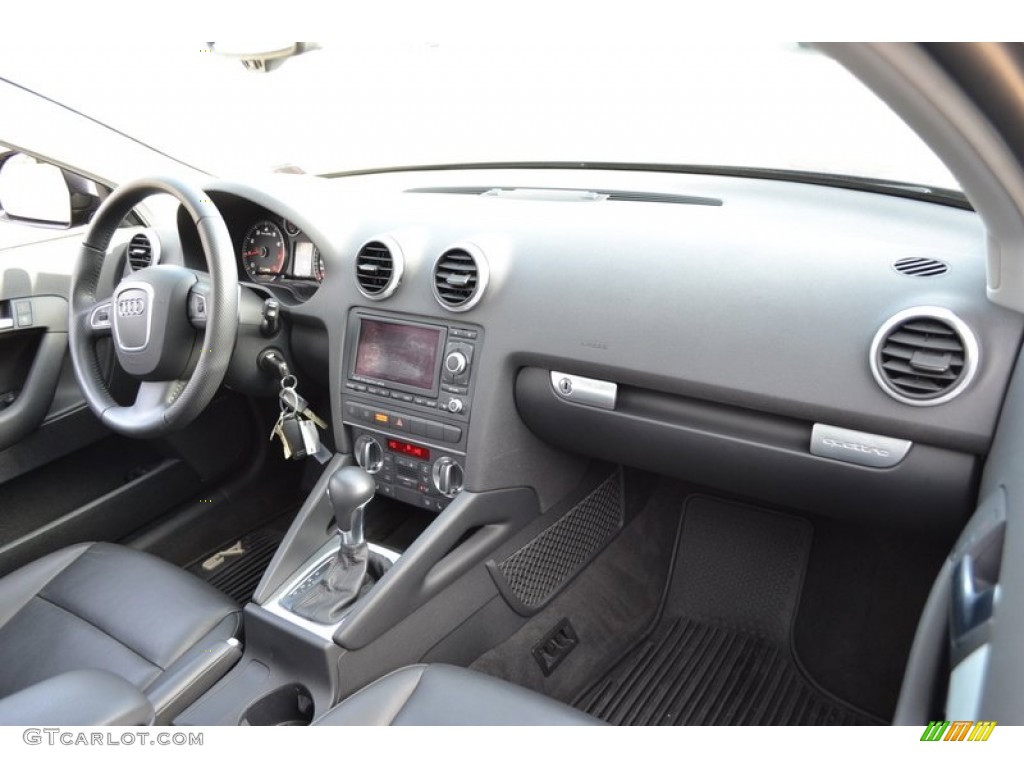 2009 A3 2.0T quattro - Lava Grey Pearl Effect / Black photo #12