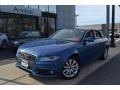 2009 Aruba Blue Pearl Effect Audi A4 2.0T Premium quattro Sedan  photo #1