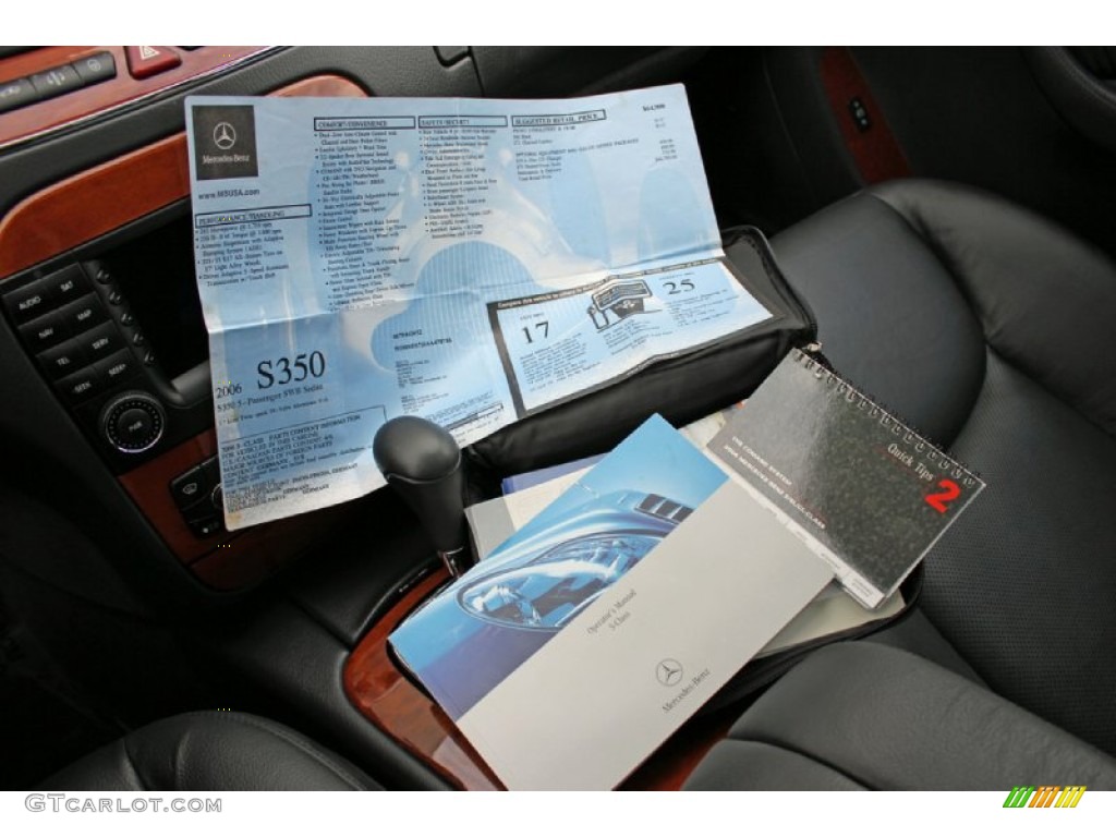 Black 2006 Mercedes-Benz S 350 Sedan Exterior Photo #59722005