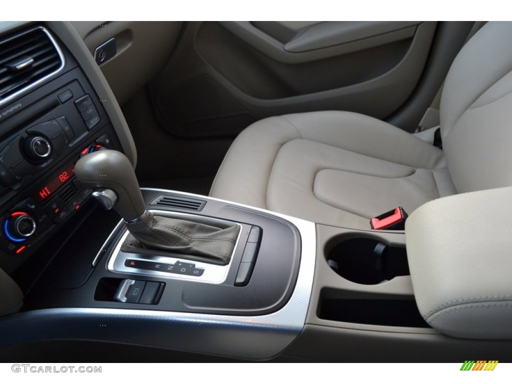 2009 A4 2.0T Premium quattro Sedan - Aruba Blue Pearl Effect / Cardamom Beige photo #14