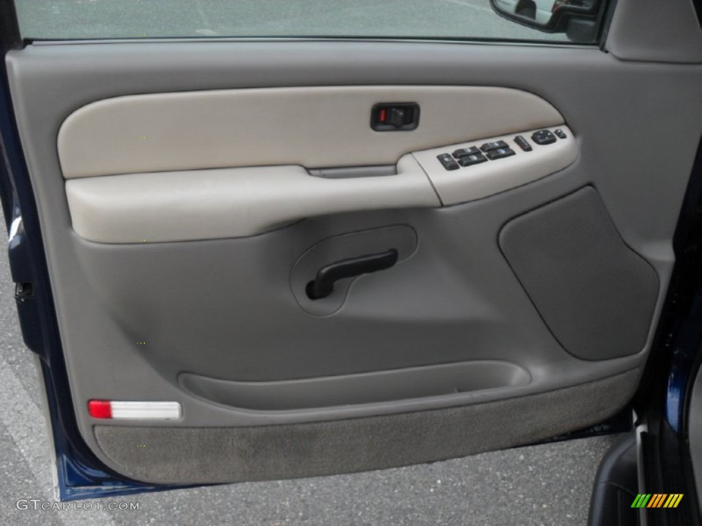 2000 Chevrolet Tahoe LS 4x4 Gray Door Panel Photo #59722602