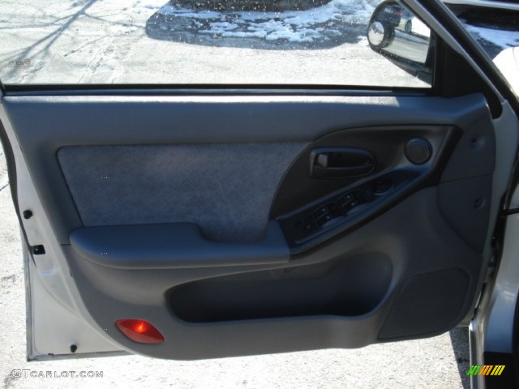 2004 Elantra GLS Sedan - Sterling Silver / Gray photo #15