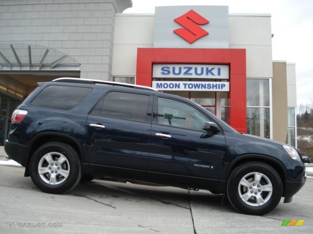 Deep Blue Metallic GMC Acadia