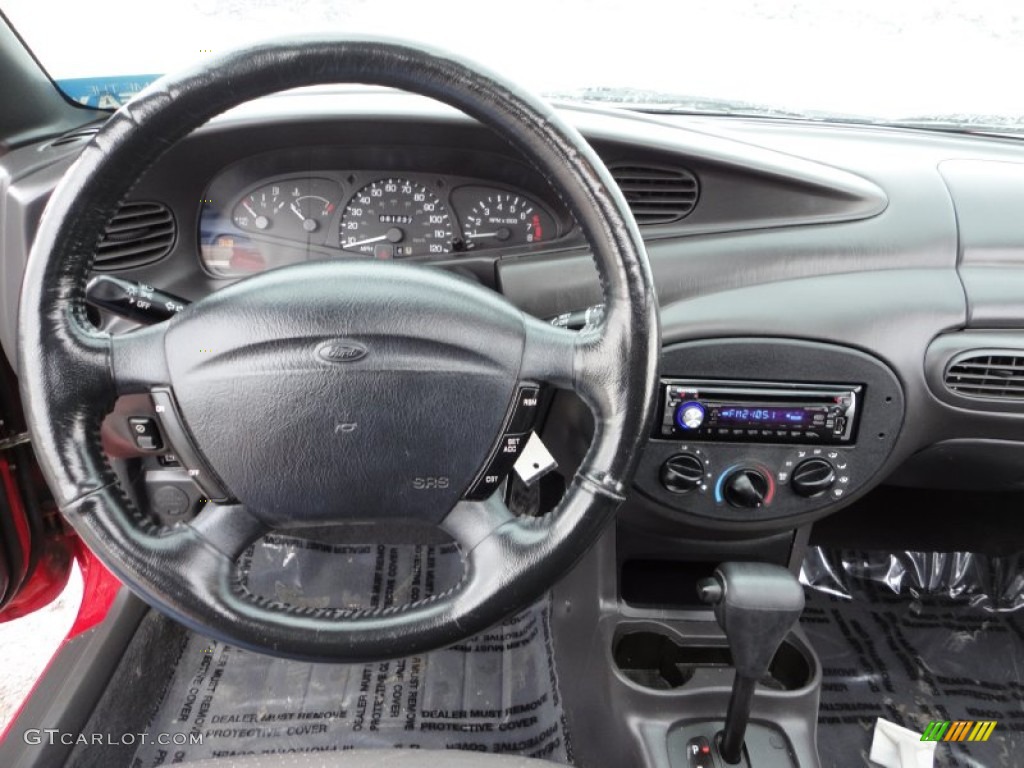 2001 Ford Escort ZX2 Coupe Dark Charcoal Dashboard Photo #59723277