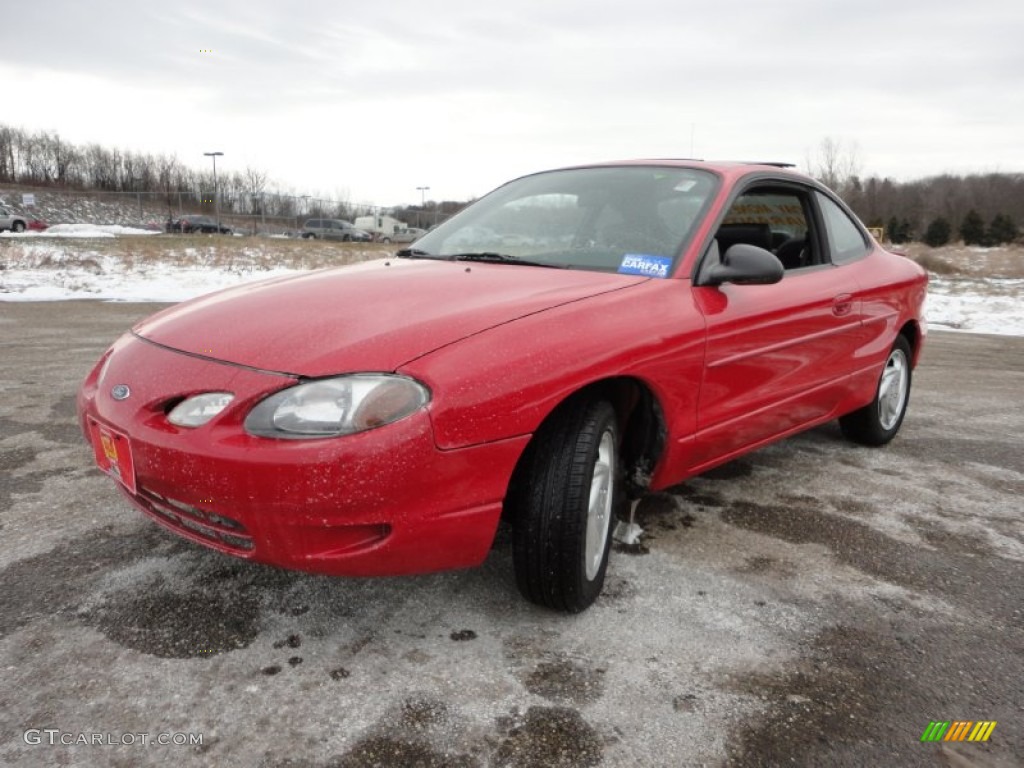 Bright Red 2001 Ford Escort ZX2 Coupe Exterior Photo #59723307