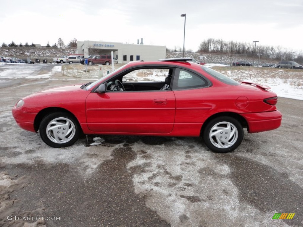 Bright Red 2001 Ford Escort ZX2 Coupe Exterior Photo #59723356