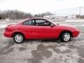Bright Red 2001 Ford Escort ZX2 Coupe Exterior